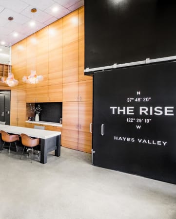 Contemporary Lobby Area at The Rise Hayes Village, 94103