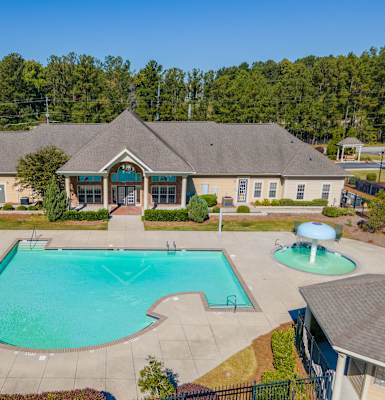 take a dip in the resort style pool