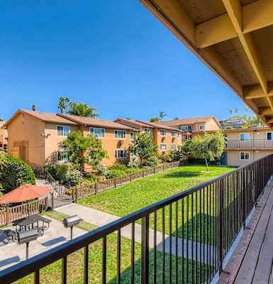 View from a Balcony at Vista Flores Apartments