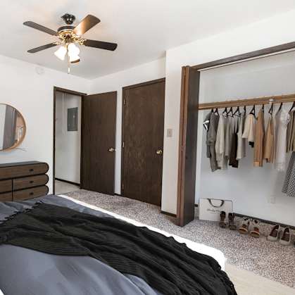 Grand Forks, ND Claremont Apartments | Bedroom