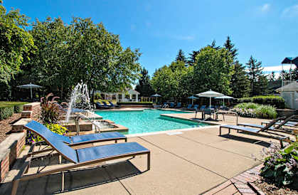 Swimming Pool at The Heights Apartments