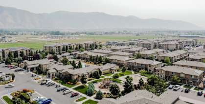 Aerial View of Four Seasons in North Logan, Utah