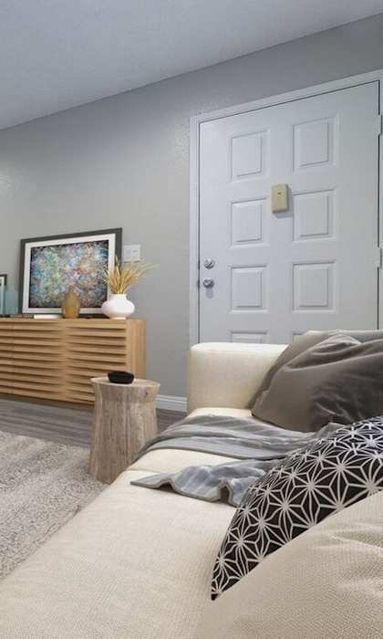 table with couch