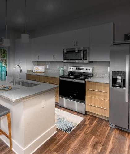 Alvista West Vue Model Apartment Kitchen