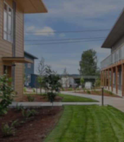 a view of the exterior of a building at the residences at silver hill in suitland md