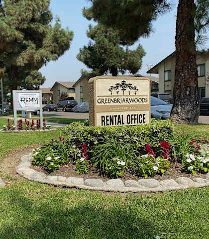 Greenbriar Woods Apartment Homes in Fullerton California.
