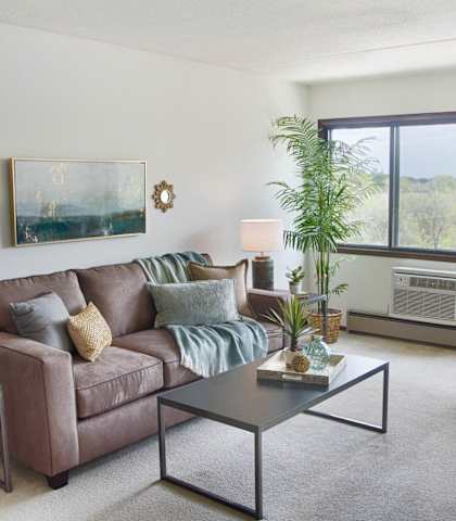 Living Room  at Cambridge Towers Apartments, Minnesota
