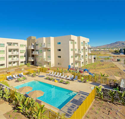 Relaxing Swimming Pool at Parc One in Santee, CA