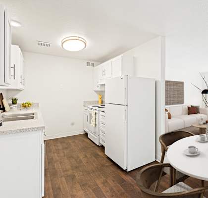 Dining & Kitchen Area at North P at North Pointe, Idaho, 83854ointe in Post Falls, ID