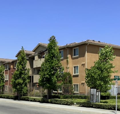 Exterior at Cornerstone Affordable Apartments in Anaheim, CA