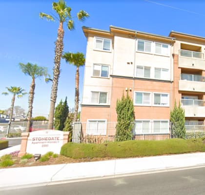 Exterior of Stonegate 2 Affordable Apartments in Anaheim, CA