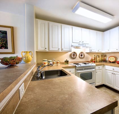 Fully Equipped Kitchens at Meadowbrook Senior Apartments in Tinton Falls NJ