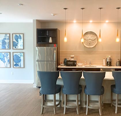 Demo Kitchen at Allenwood Terrace Senior Apartments in Wall Township NJ