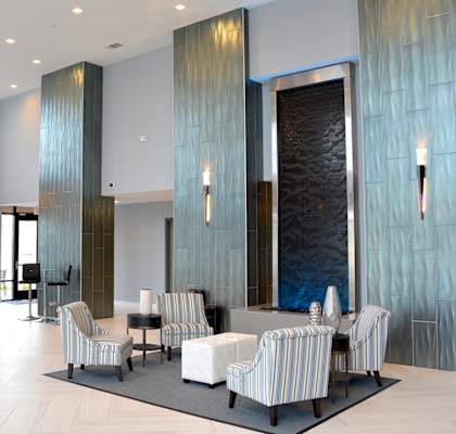 Clubhouse interior design at The Villages of Twin Oaks, Twin Oaks
