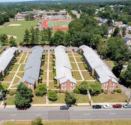 Drone View at Manchester Green, Connecticut