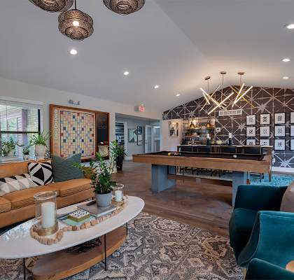 Resident Lounge at Ascent at Farmington Hills, Farmington Hills, MI