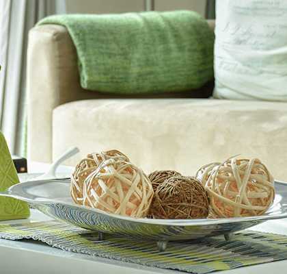 Sofa with coffee table