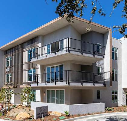 YOLO East exterior apartment building
