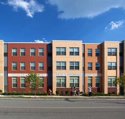 Street view across the street-Legacy Apartments, Pittsburgh, PA 15219