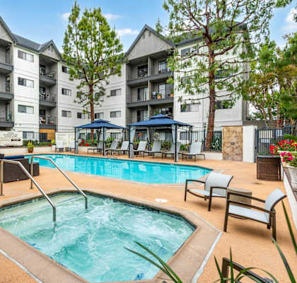 our apartments offer a resort style swimming pool