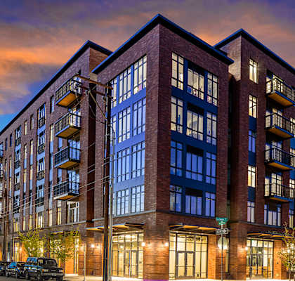 Slabtown Flats Twilight Building