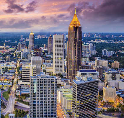 Atlanta city skyline