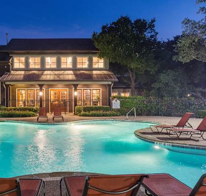 Invigorating Swimming Pool at Highlands Hill Country, Austin, TX