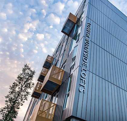 Elegant Exterior View Of Property at Lower Burnside Lofts, Portland, OR, 97214