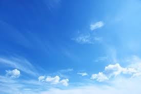Stock photo of a blue sky