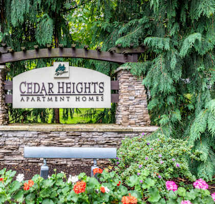 Cedar Heights Monument at Cedar Heights, Washington, 98034