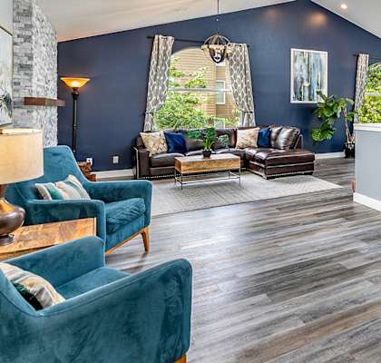 Clubhouse Interior at Kelsey Ridge, Bellevue, WA