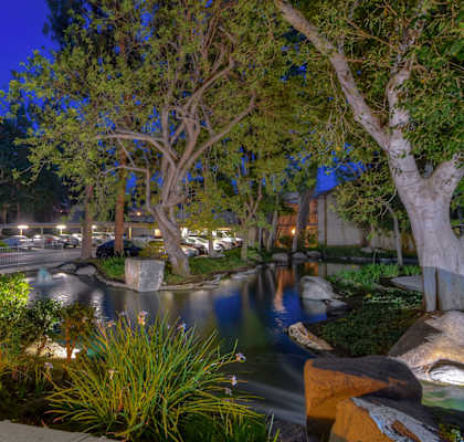 Lake Dianne Apartments landscape at LAKE DIANNE, Santa Ana, California