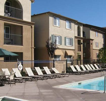 Poolside at Muirlands at Windemere Apartments in San Ramon, CA