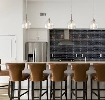 Impressive Dining Area at Waterstone Place, Minnetonka, Minnesota