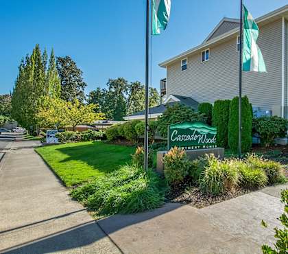 Cascade Woods Sign
