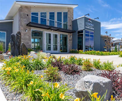 Exterior of clubhouse at Lumina at Spanish Springs, Sparks, Nevada