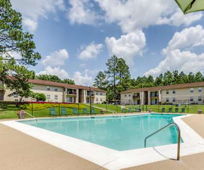 High Country Apartments pool Tuscaloosa, AL