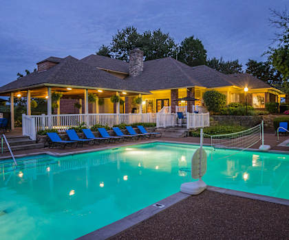 Pool at The Players Club Apartments in Nashville, TN