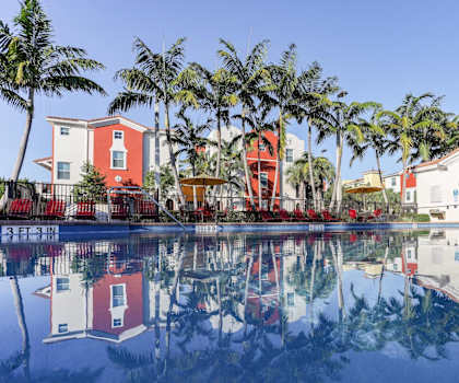 East Village Apartments in Davie, Florida pool slider