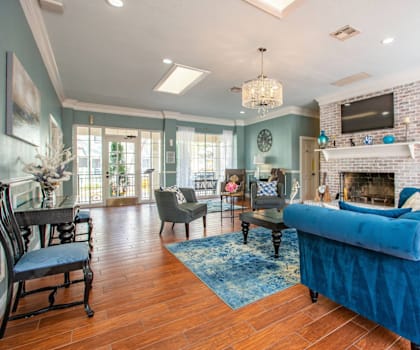 Resident Lounge at The Flats at Seminole Heights, Tampa