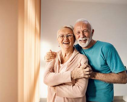 Image of senior couple smiling