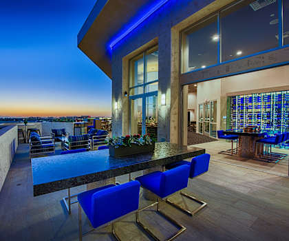 Rooftop view at The View at Cascade Apartments, Scottsdale