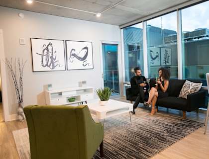Panoramic Windows at Venue Tower Apartments