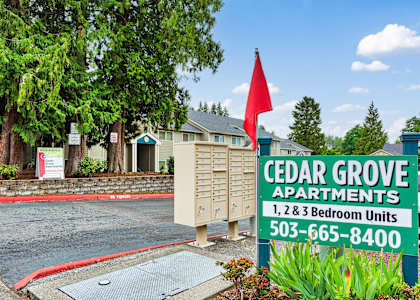 Entrance sign