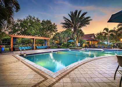 the swimming pool at the resort at turf at The Villas at Ibis Landing, Parkland, 33067