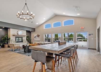 Table and chair at South Peak by Vintage, Reno, 89521