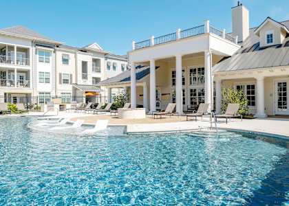 Pool side at Robley Place, Louisiana