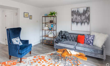 Living Room With Comfortable Sofa at Galbraith Pointe Apartments and Townhomes*, Cincinnati, 45231