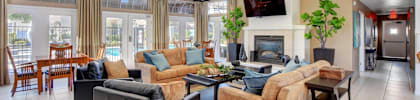 clubhouse inside Versailles Senior Apartments