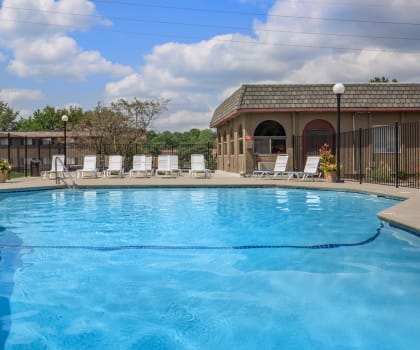 Swimming Pool With Relaxing Sundecks at Fiesta Square, Overland Park
